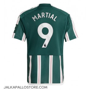 Manchester United Anthony Martial #9 Vieraspaita 2023-24 Lyhythihainen